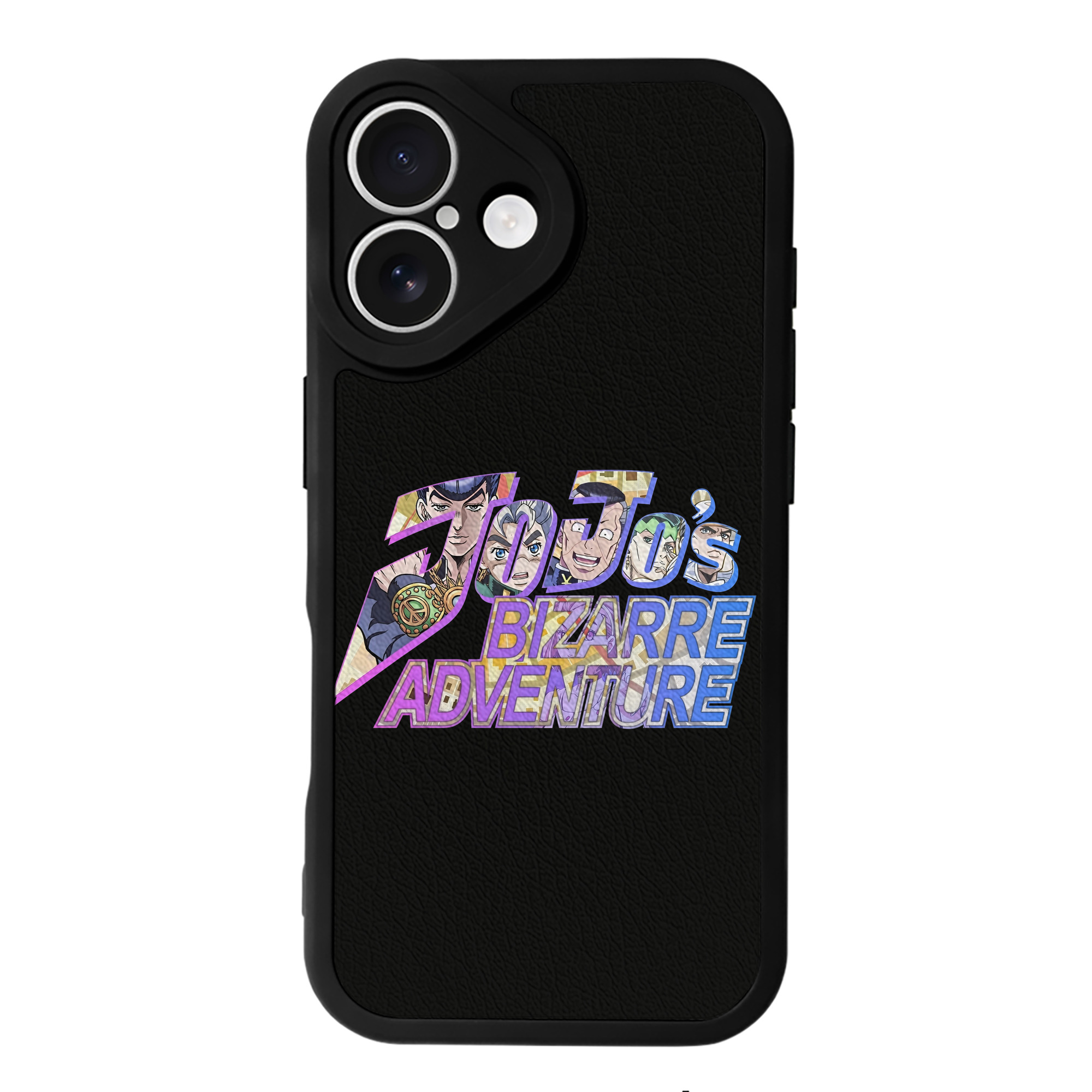 （画像用） ジョジョの奇妙な冒険 JoJo's Bizarre Adventure 【iPhone 16シリーズ対応】シリコンスマホケース（レザー調） 材質：シリコン